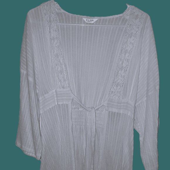Beach Cover Up Boho 100% Cotton - Picture 1 of 5